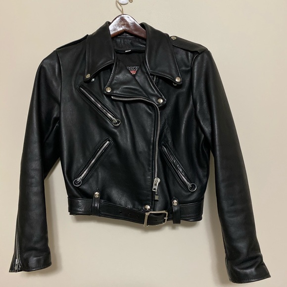 brooks leather jacket vintage